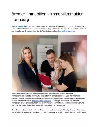 Bremer Immobilien - Ihr Immobilienmakler