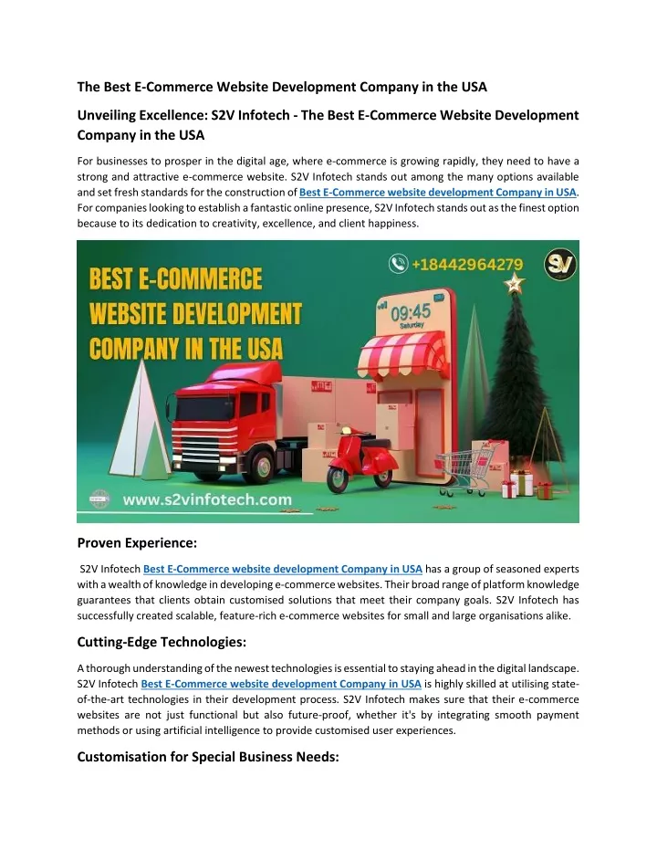 the best e commerce website development company