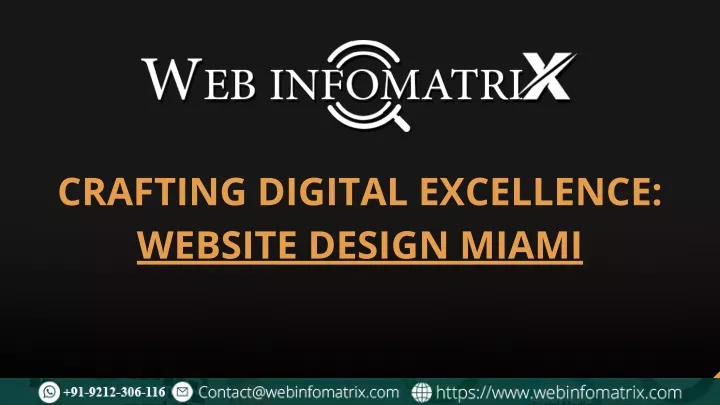 crafting digital excellence website design miami