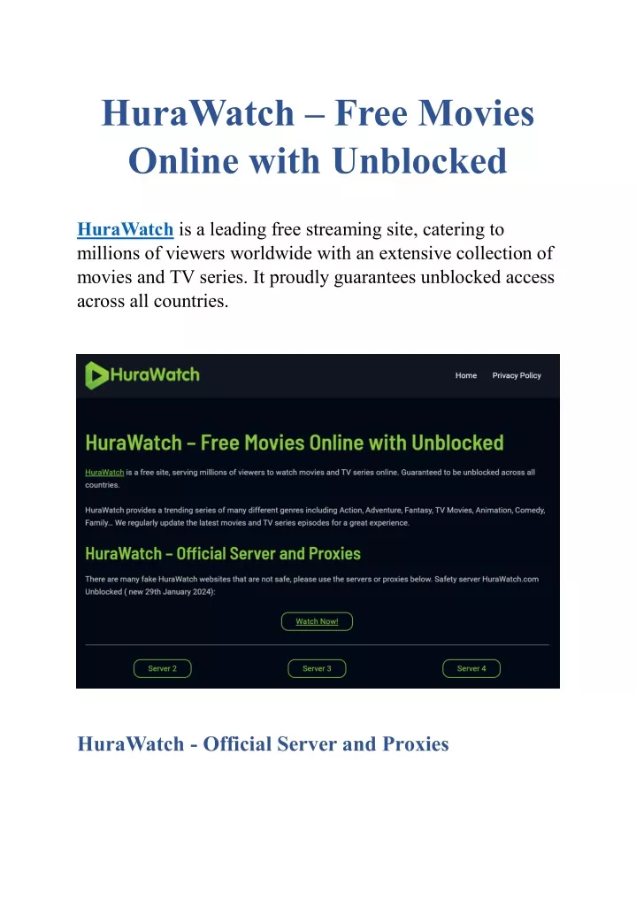 hurawatch free movies online with unblocked