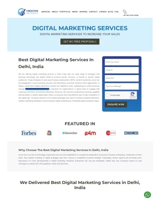 Why Choose The Best Digital Marketing Services In Delhi, India