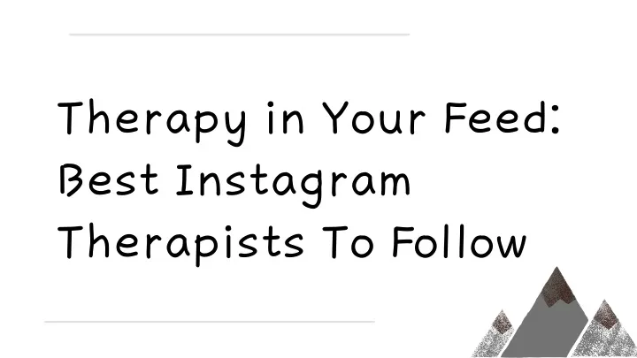 therapy in your feed best instagram therapists