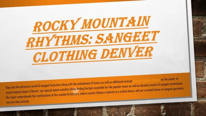 rocky mountain rhythms sangeet clothing denver