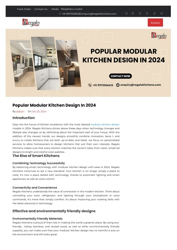 PPT - Popular Modular Kitchen Design In 2024 PowerPoint Presentation ...