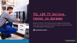 Best TCL LED TV Service Center in Gurgaon | Up to 20% Off
