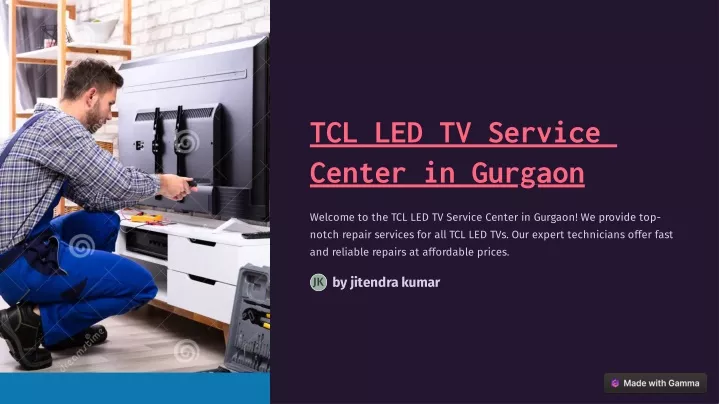 tcl led tv service center in gurgaon