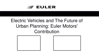 Electric Vehicles and The Future of Urban Planning