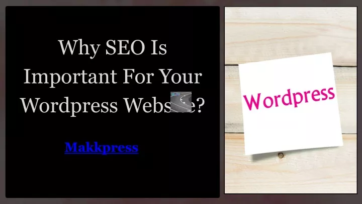 why seo is important for your wordpress website