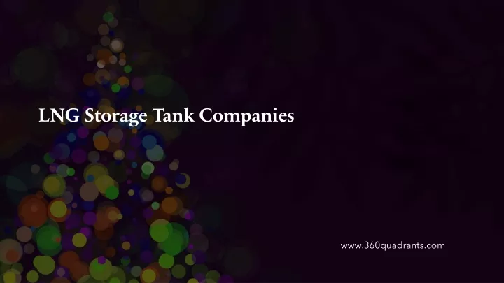 lng storage tank companies