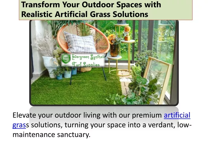 transform your outdoor spaces with realistic
