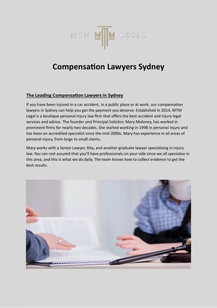 compensation lawyers sydney