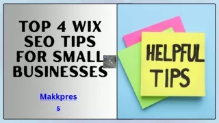 Top 4 Wix SEO Tips for Small Businesses