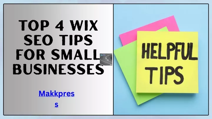 top 4 wix seo tips for small businesses