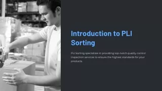 Introduction to PLI Sorting