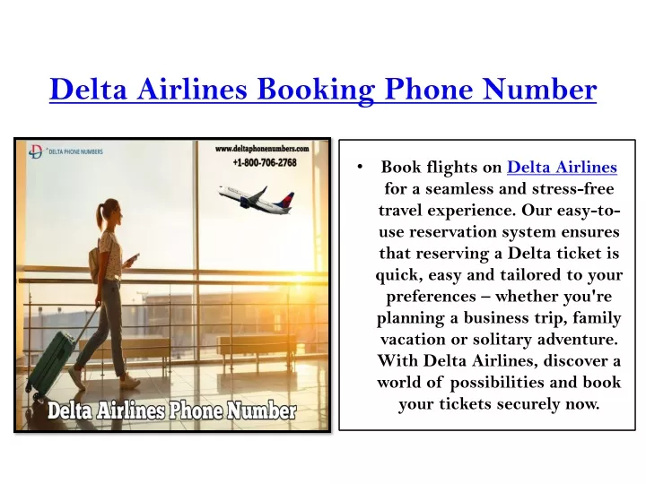delta airlines booking phone number