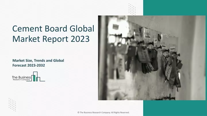 cement board global market report 2023