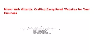 Miami Web Wizards_ Crafting Exceptional Websites for Your Business (1)
