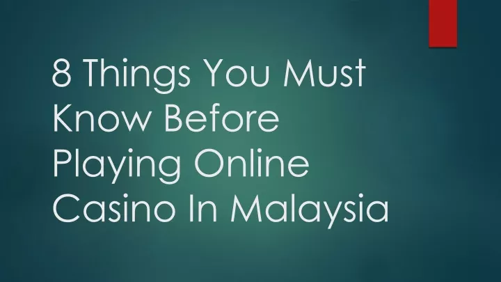 8 things you must know before playing online