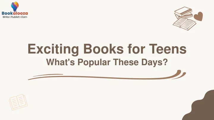 exciting books for teens what s popular these days