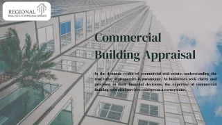 Regional Valuations: Expert Commercial Building Appraisal Services