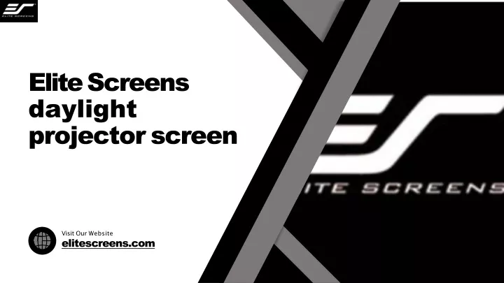 elite screens daylight projector screen