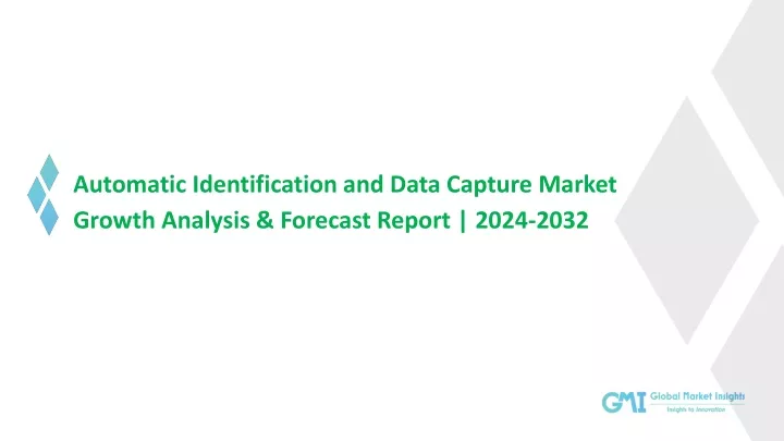 automatic identification and data capture market