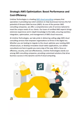 strategic aws optimization boost performance