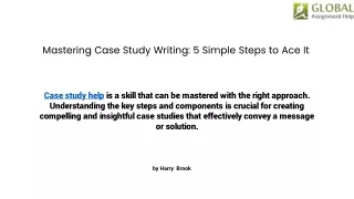 Mastering Case Study Writing: 5 Simple Steps to Ace It