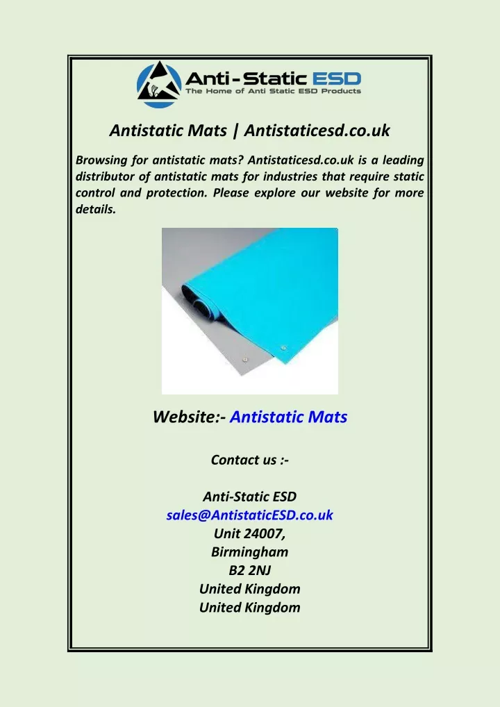 antistatic mats antistaticesd co uk