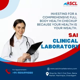 INVESTING FOR A COMPREHENSIVE FULL BODY HEALTH CHECKUP BECAUSE YOUR HEALTH IS YOUR WEALTH.