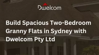 Explore  2-Bedroom (40m2) Granny Flat Floor Plans in Sydney  Best Granny Flat Builders in Sydney