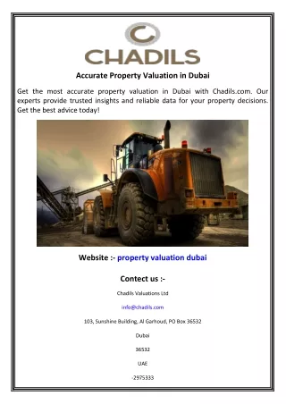 Document1.docxAccurate Property Valuation in Dubai