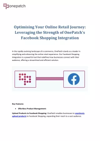 optimising your online retail journey leveraging