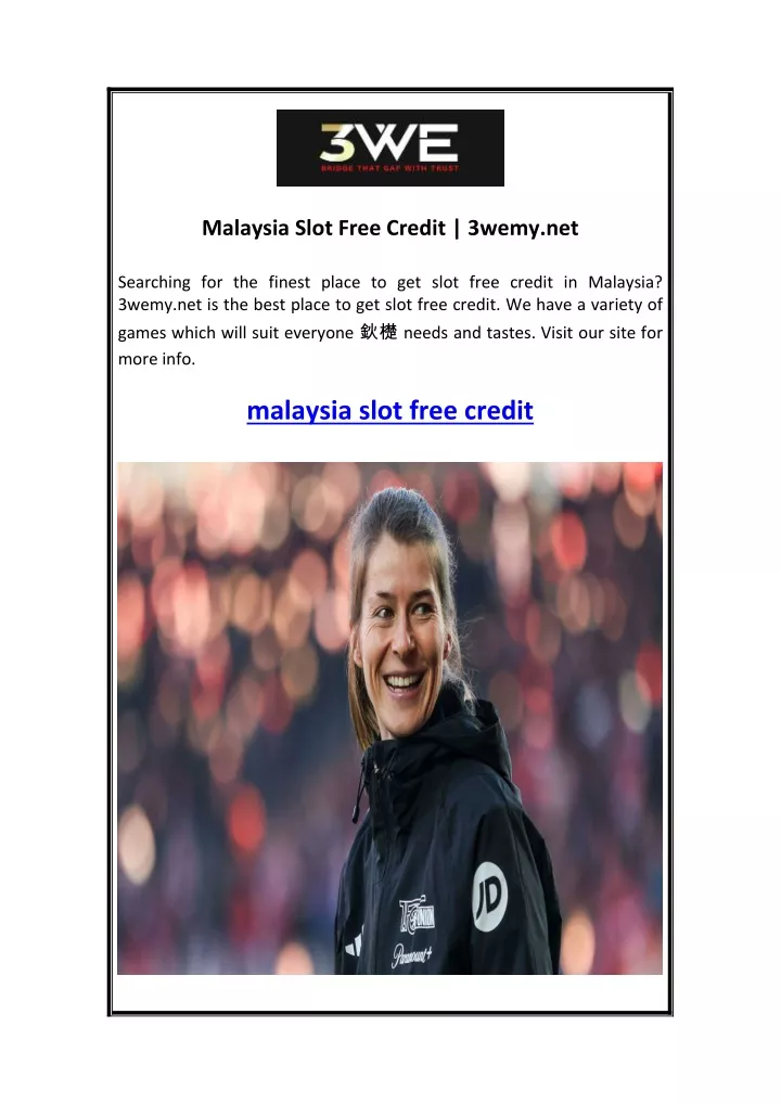 malaysia slot free credit 3wemy net