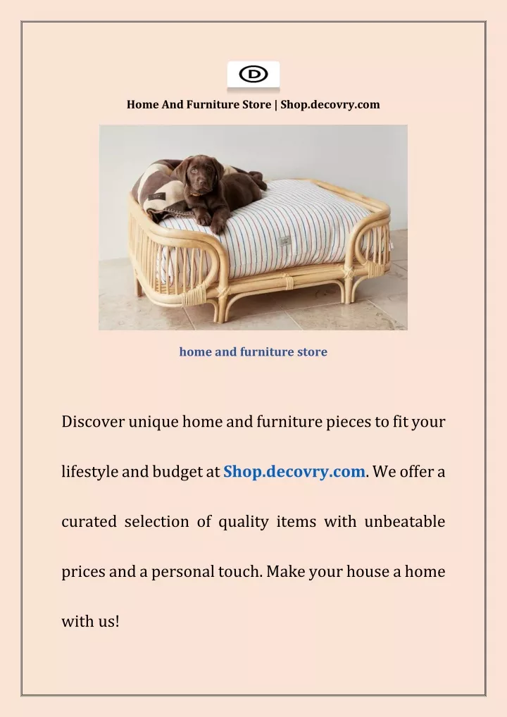 home and furniture store shop decovry com
