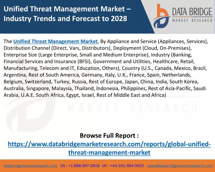 unified threat management market industry trends