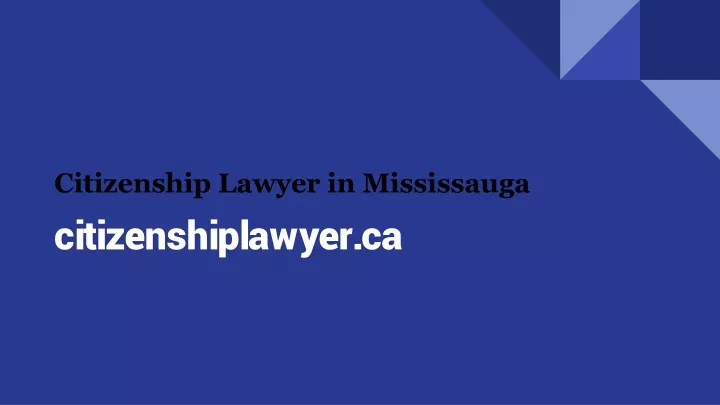 citizenship lawyer in mississauga