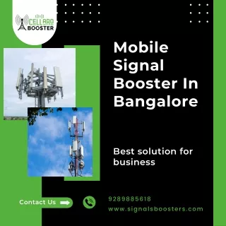 mobile signal booster bangalore at cellaro booster