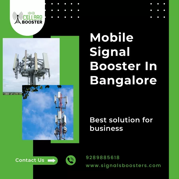 mobile signal booster in bangalore