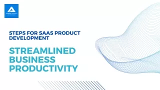 steps for saas product development streamlined