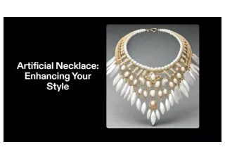 Modern Opulence: Noorrani's Trendsetting Artificial Necklace Designs