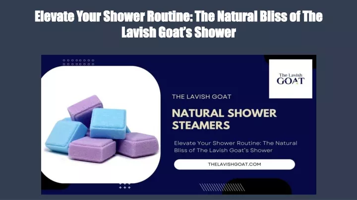 elevate your shower routine the natural bliss