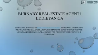 Burnaby Real Estate Agent  Eddieyan.ca