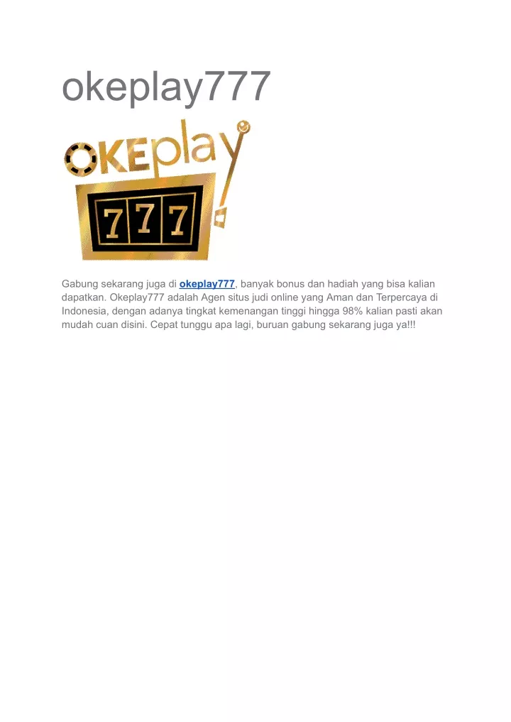 okeplay777