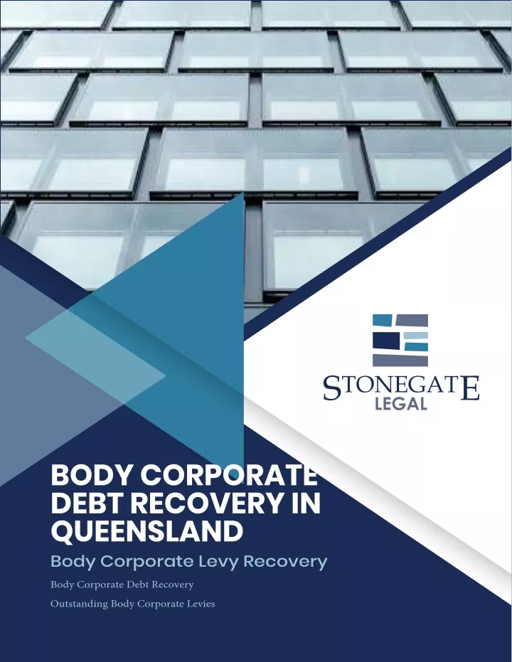 body corporate debt recovery in queensland body