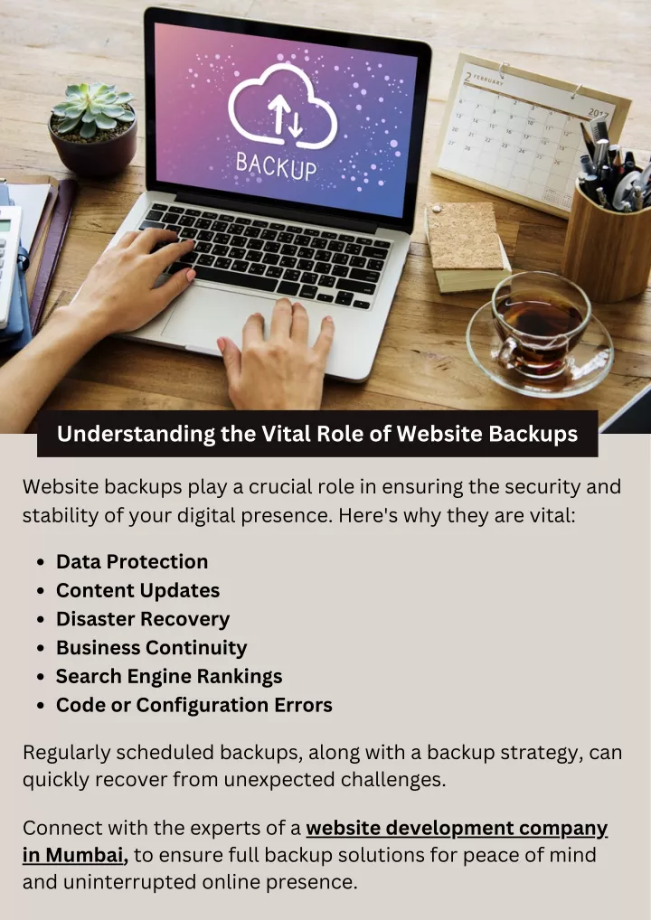 understanding the vital role of website backups