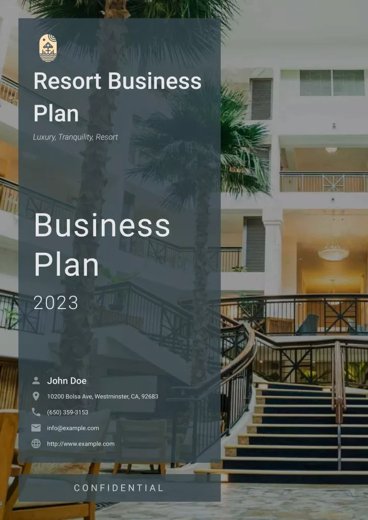 ppt on resort business plan