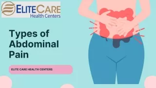 Different Types of Abdominal Pain and What To Do