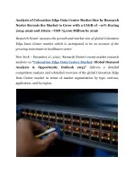 Colocation Edge Data Center Market - slide 1