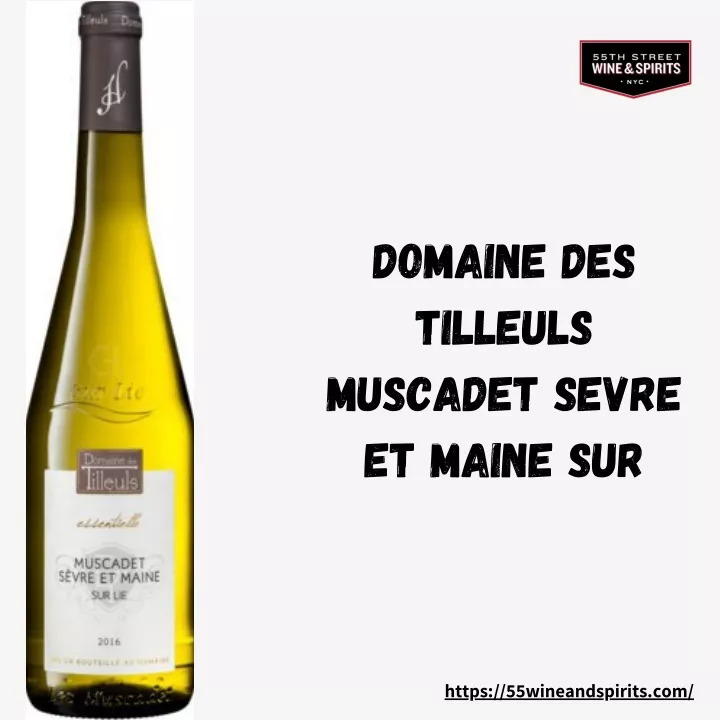 domaine des tilleuls muscadet sevre et maine sur